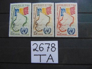 Фото марки Французский Чад серия 1961г **