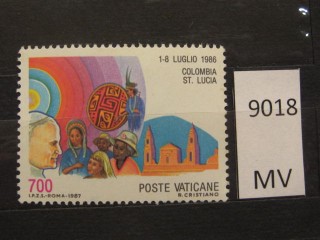 Фото марки Ватикан 1987г *