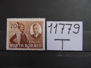 Фото марки Британское Северное Борнео 1950г **