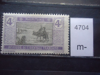 Фото марки Франц. Мавритания 1913г *