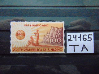 Фото марки Сан Марино марка 1946г **