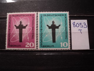Фото марки Германия Берлин серия 1958г **