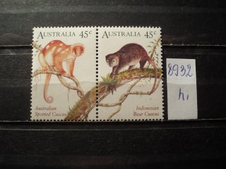 Фото марки Австралия сцепка **