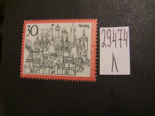 Фото марки Германия ФРГ 1971г **
