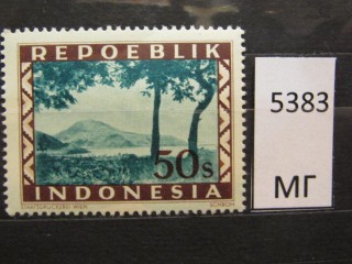 Фото марки Индонезия 1948г *