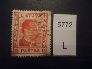 Фото марки Литва 1936г