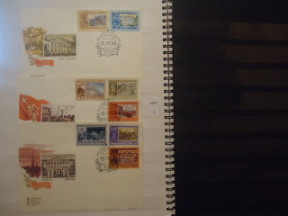Фото марки СССР 1969г 3 конверта КПД с серией марок 3735-44