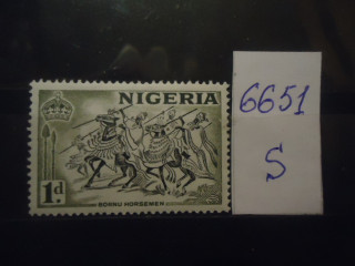 Фото марки Брит. Нигерия 1954г **