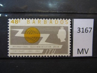 Фото марки Барбадос 1965г *