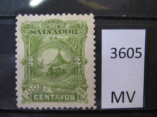Фото марки Сальвадор 1891г *