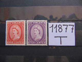 Фото марки Британский Св. Винсент 1955г **