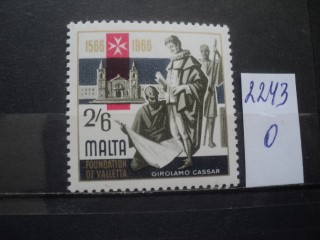 Фото марки Мальта 1966г **