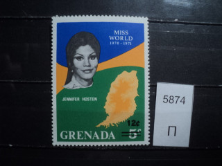 Фото марки Гренада надпечатка *