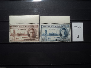 Фото марки Брит. Гондурас 1946г **