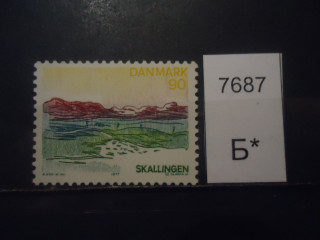 Фото марки Дания 1977г *