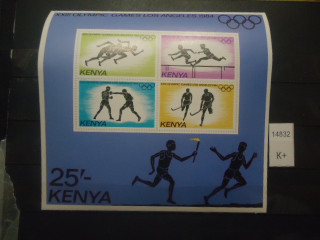 Фото марки Кения 1984г блок **