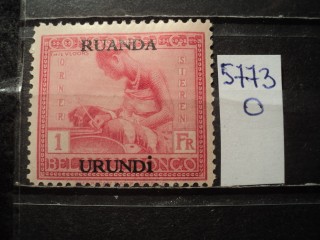 Фото марки Руанда-Урунди 1927г *