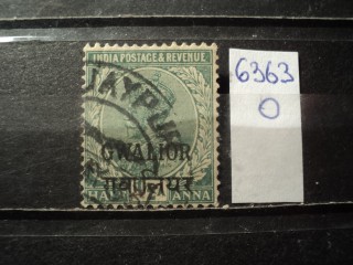 Фото марки Индийский штат Гвалиор 1928г