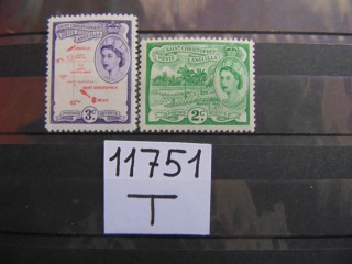 Фото марки Британский Невис 1954г **