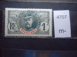Фото марки Франц. Мавритания 1906г *