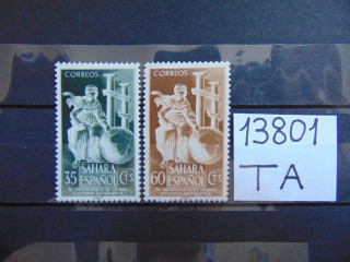Фото марки Испанская Сахара 1953г **