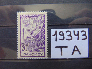 Фото марки Дагомея 1937г *