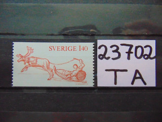Фото марки Швеция марка 1972г **