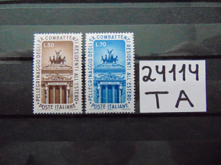 Фото марки Италия серия 1964г **