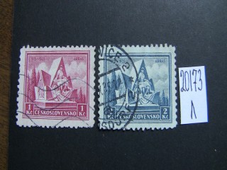 Фото марки Чехословакия 1935г серия