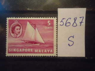 Фото марки Брит. Сингапур/Малайя *