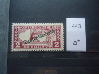 Фото марки Австрия 1919г надпечатка *