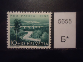 Фото марки Швейцария 1955г **