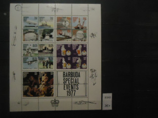 Фото марки Барбуда 1977г малый лист (24€) **