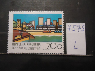 Фото марки Аргентина 1974г **