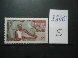 Фото марки Франц. Сомали 1947г *