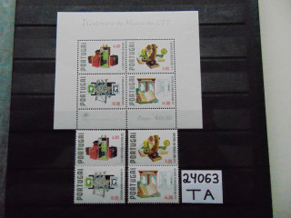 Фото марки Португалия серия+блок 1978г **