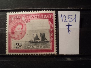Фото марки Брит. Гамбия 1953г **
