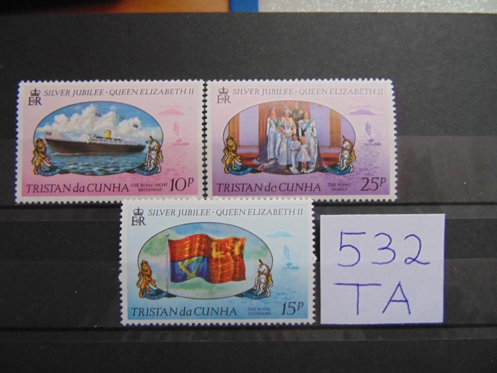 Фото марки Тристан Да Кунья серия 1977г **