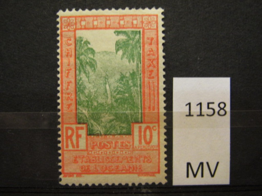 Фото марки Франц. Океания 1929г *