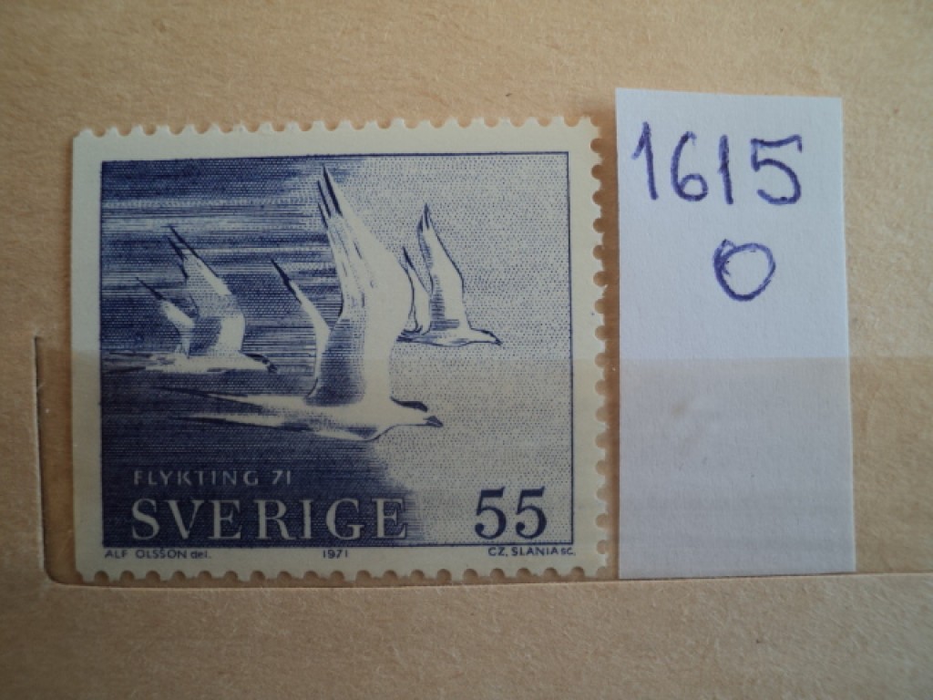 Фото марки Швеция 1971г **