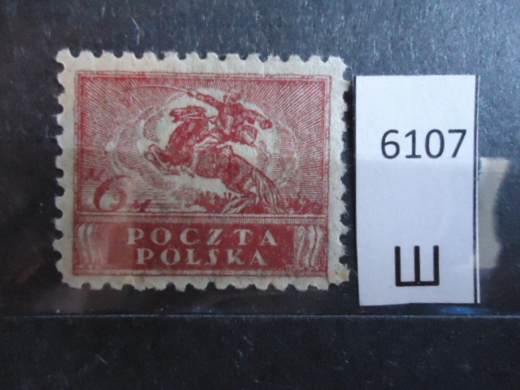 Фото марки Польша 1919г *