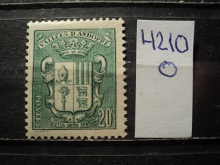 Фото марки Андорра 1936г *