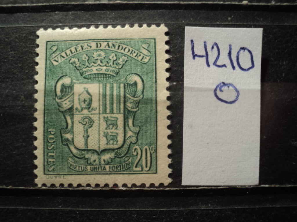 Фото марки Андорра 1936г *