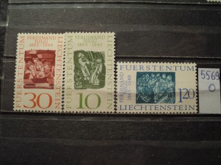 Фото марки Лихтенштейн серия 1965г **