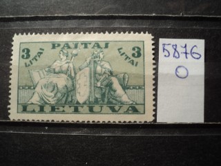 Фото марки Литва 1934г *