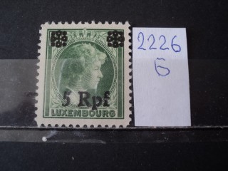 Фото марки Германская оккупация Люксембурга 1940г **
