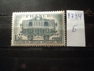 Фото марки Франция 1944г **