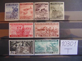 Фото марки Польский корпус в Англии серия 1943г **