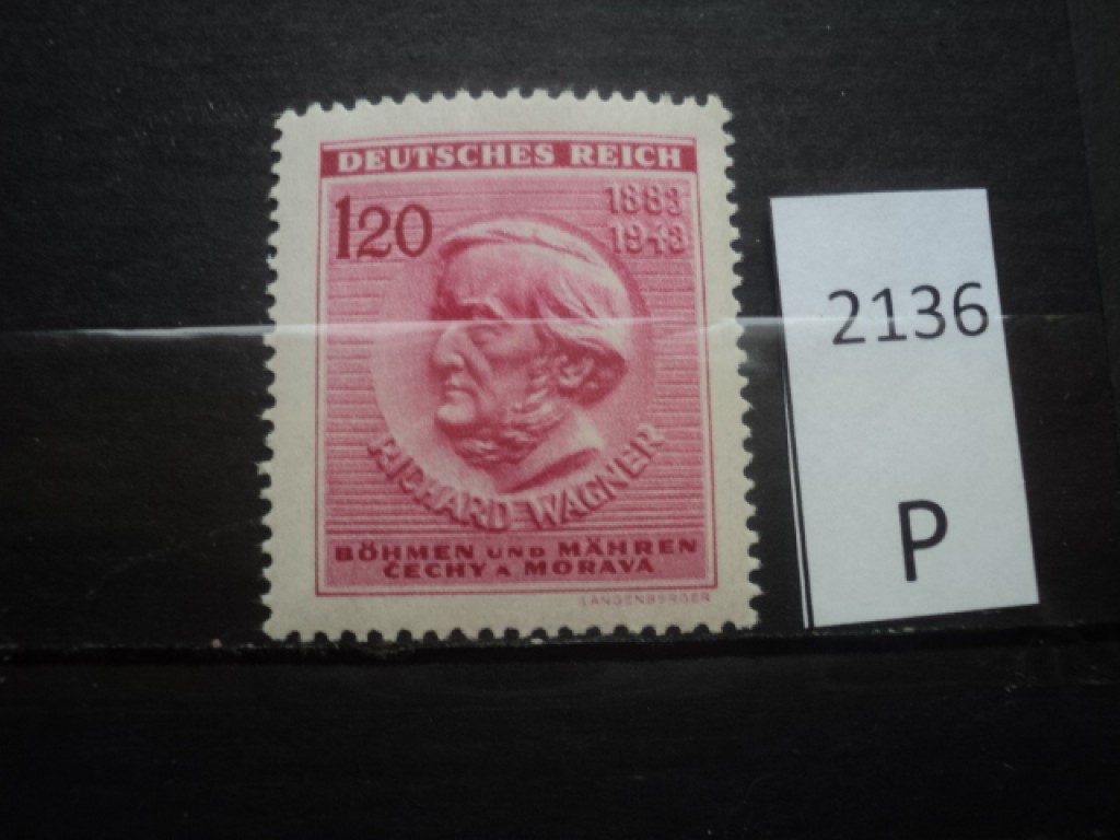 Фото марки Германская оккупация Чехословакии 1943г **