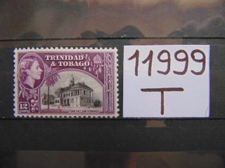 Фото марки Британские Тринидад и Тобаго 1953г *